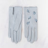 Hermes Blue Lin Leather Gloves