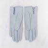 Hermes Blue Lin Leather Gloves