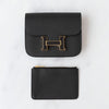 Hermes Constance Slim Black Epsom Leather Niloticus Purse 2022