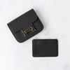 Hermes Constance Slim Black Epsom Leather Niloticus Purse 2022