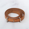 Hermes Hapi Tan Leather Triple Wrap Bracelet