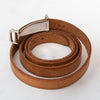 Hermes Hapi Tan Leather Triple Wrap Bracelet