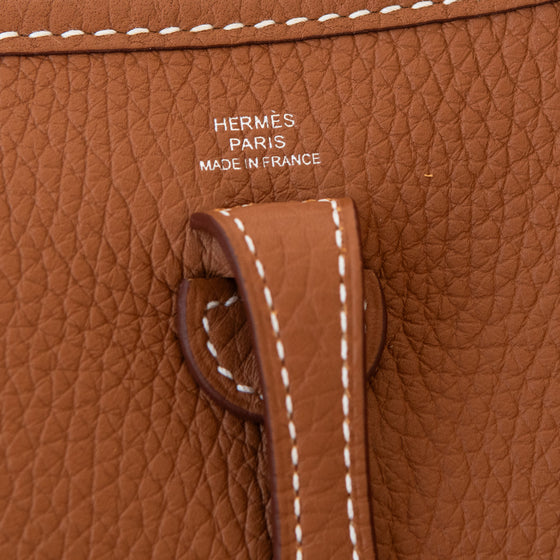 **UNUSED** Hermes Gold Mini Evelyne 16 Amazone Bag 2025
