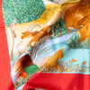 Hermes Nuba Mountain Silk Scarf