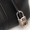 Hermes Picotin Lock 22 Black Clemence  Leather Bag