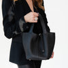 Hermes Picotin Lock 22 Black Clemence  Leather Bag
