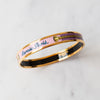 Hermes Pink Gold Plated Cliquetis Bangle