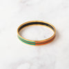 Hermes Pink Gold Plated Cliquetis Bangle