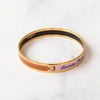 Hermes Pink Gold Plated Cliquetis Bangle
