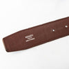 Hermès Reversible H Black And Brown Leather Belt Size 85