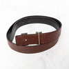 Hermès Reversible H Black And Brown Leather Belt Size 85