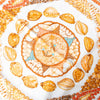 Hermes Rocaille Orange Silk Scarf