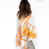 Hermes Rocaille Orange Silk Scarf