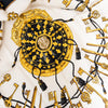 Hermès Les Cles Silk Scarf