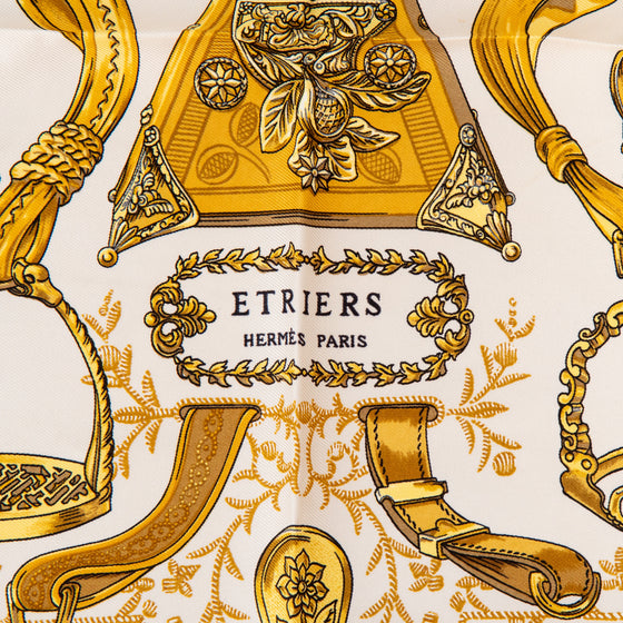 Hermès Etriers Silk Scarf