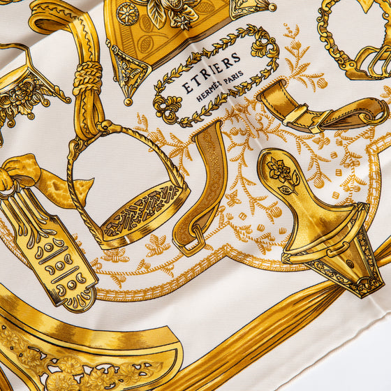 Hermès Etriers Silk Scarf