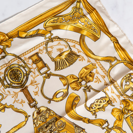Hermès Etriers Silk Scarf