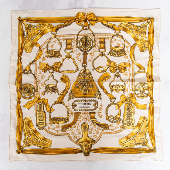 Hermès Etriers Silk Scarf