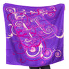Hermes Purple Silk Comme Histoires Scarf