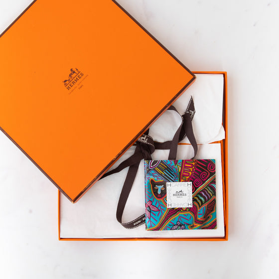 Hermès Silk Axis Mundi Silk Scarf