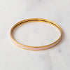 Hermes Extra Narrow Uni Enamel Pink Bracelet