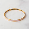 Hermes Extra Narrow Uni Enamel Pink Bracelet