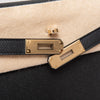 **UNUSED** Hermes Kelly 28 Black Epsom Sellier Permabrass Hardware Bag