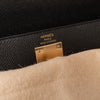**UNUSED** Hermes Kelly 28 Black Epsom Sellier Permabrass Hardware Bag