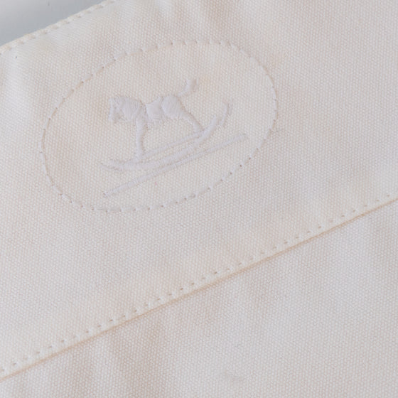 Hermès Bolide Ecru Fabric Pouch
