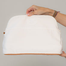  Hermès Bolide Ecru Fabric Pouch