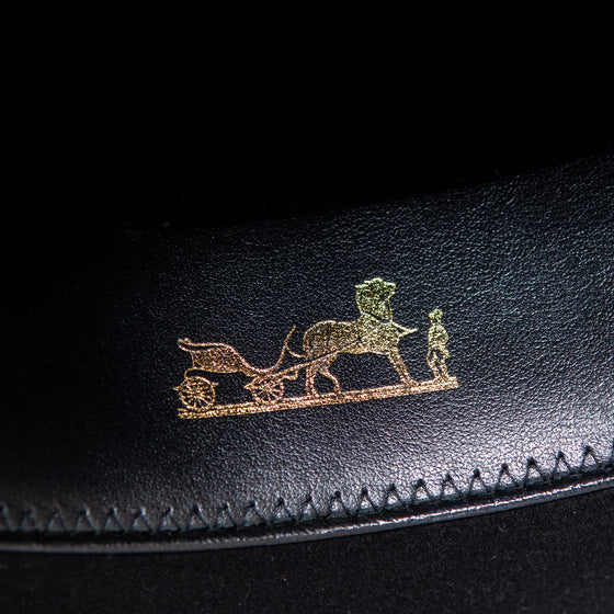 Hermes Black Chaine d'Ancre Felt Hat