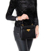 Launer London Black Leather Handbag