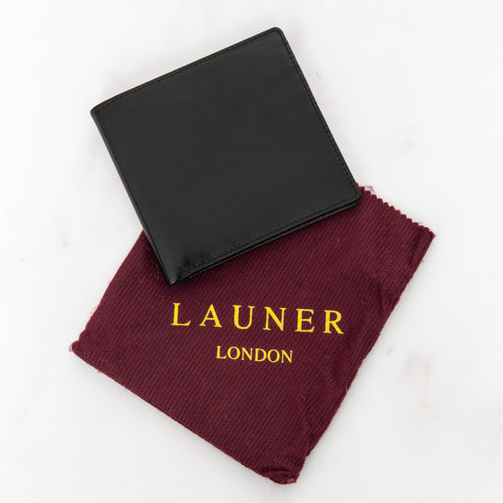 Launer London Black Leather Wallet