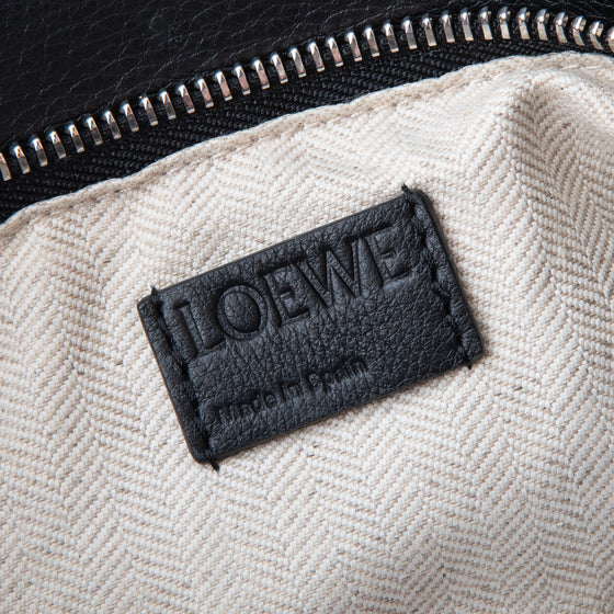Loewe Black Puzzle Medium Leather Shoulder Bag