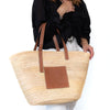 Loewe Large Raffia Basket Tote Bag