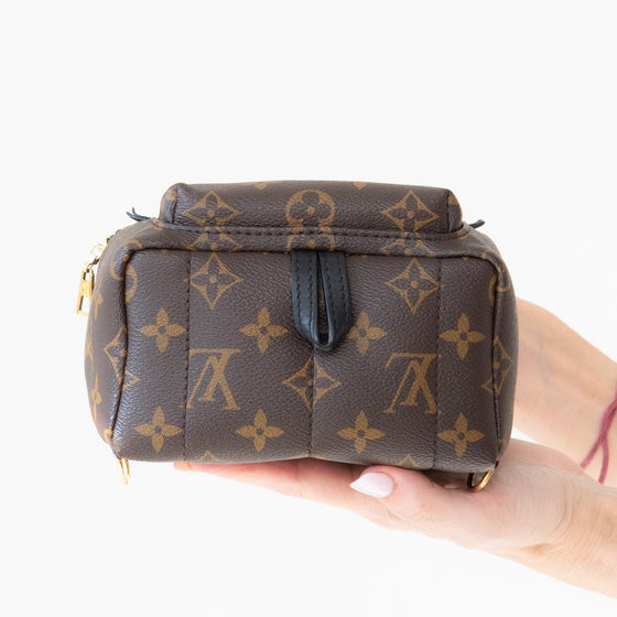 Louis Vuitton Mini Palm Springs Monogram Backpack