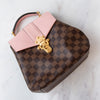 Louis Vuitton Damier Clapton Ebene Leather Magnoli Pink Backpack
