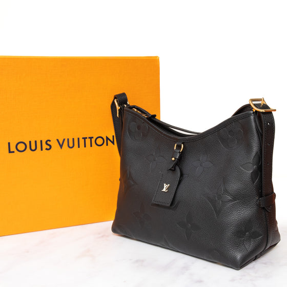 Louis Vuitton Empreinte CarryAll PM Black Bag