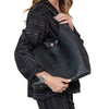 Louis Vuitton Carmel Black Mahina Leather Hobo Bag Carry top