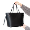 Louis Vuitton Neverfull MM Black Epi Leather Tote Bag