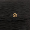 Louis Vuitton Black Epi Leather Montaigne Clutch Bag