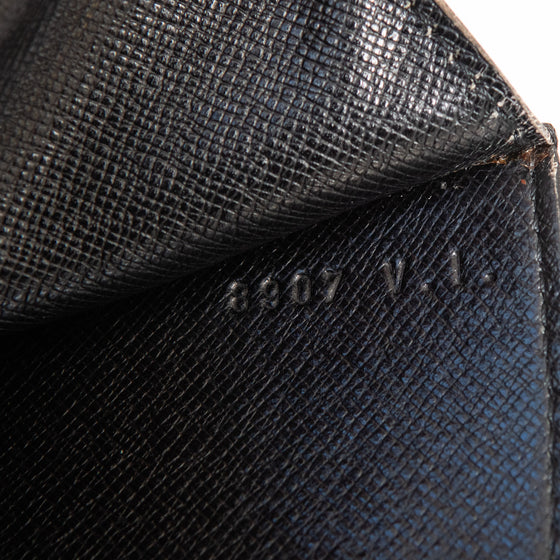 Louis Vuitton Black Epi Leather Montaigne Clutch Bag