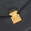 Louis Vuitton Black Pochette Metis Empreinte Leather Bag