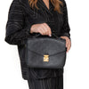 Louis Vuitton Black Pochette Metis Empreinte Leather Bag
