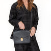 Louis Vuitton Black Pochette Metis Empreinte Leather Bag