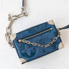 Louis Vuitton Monogram Aquagarden Mini Soft Trunk Abyss Blue Bag