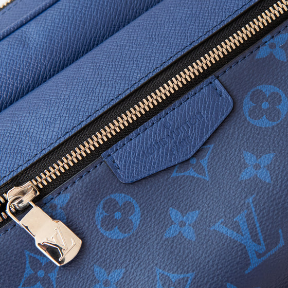 Louis Vuitton Blue Cobalt Monogram Coated Canvas And  Taigarama  Outdoor Messenger Bag