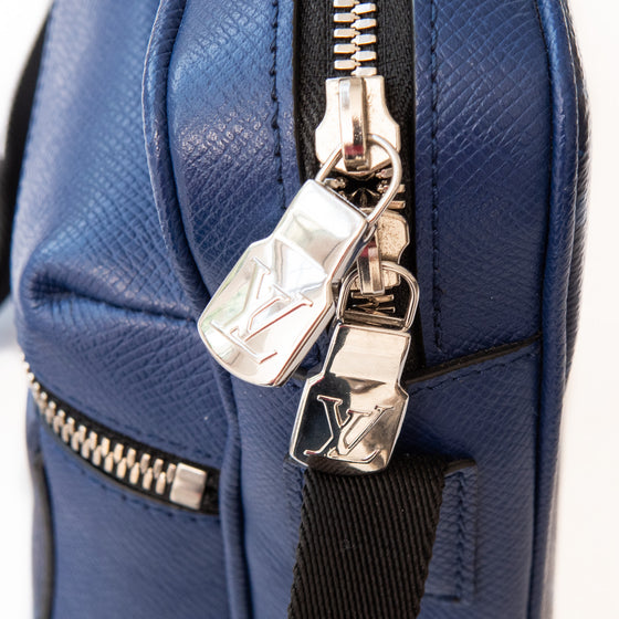Louis Vuitton Blue Cobalt Monogram Coated Canvas And  Taigarama  Outdoor Messenger Bag