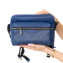  Louis Vuitton Blue Cobalt Monogram Coated Canvas And  Taigarama  Outdoor Messenger Bag