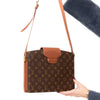 Louis Vuitton  Vintage Courcelle Monogram Leather Shoulder Bag